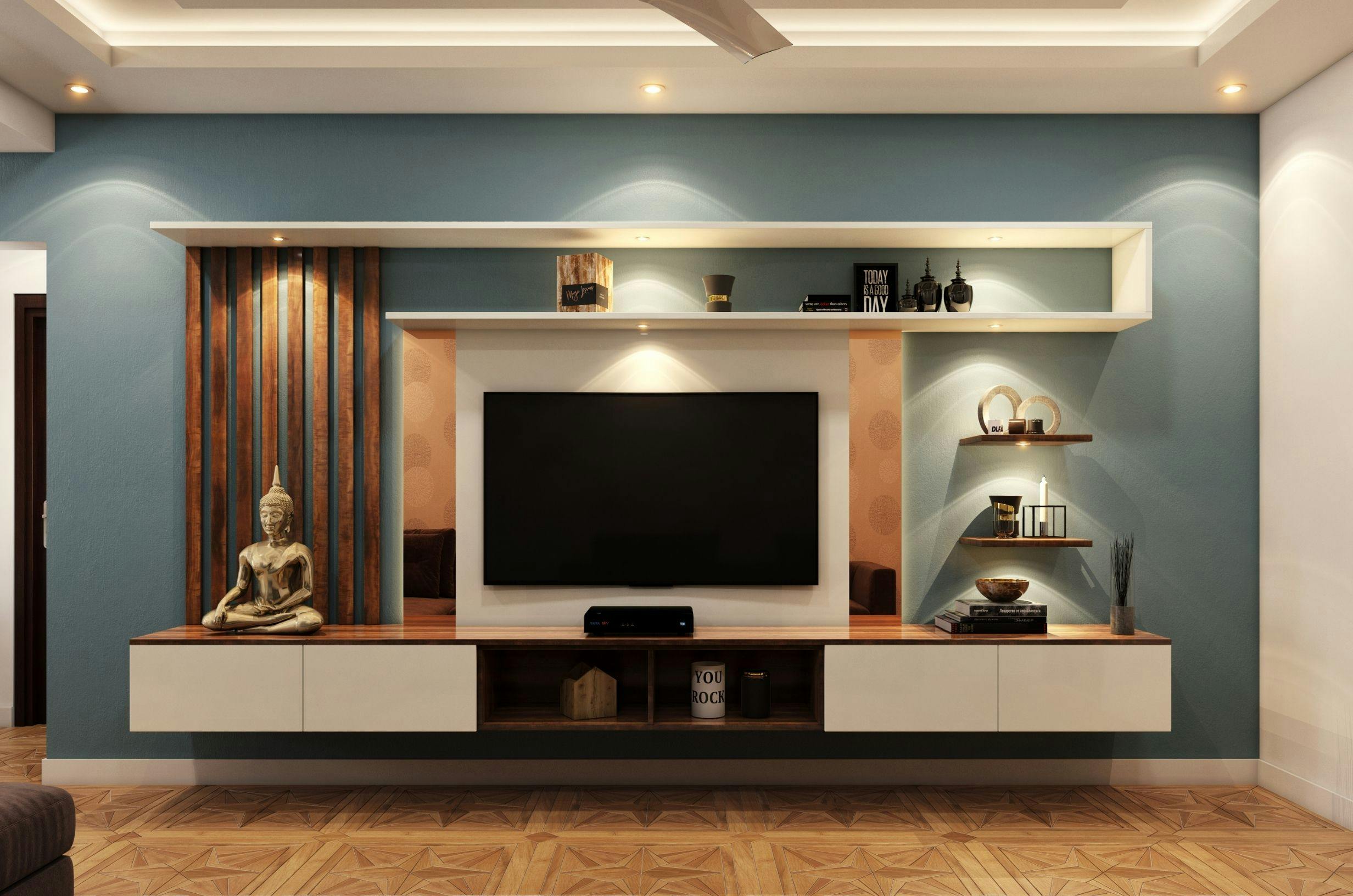 A Living Room Entertainment Area